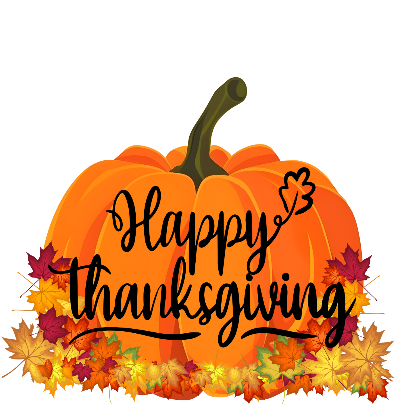 Thanksgiving pumpkin 3D Sticker